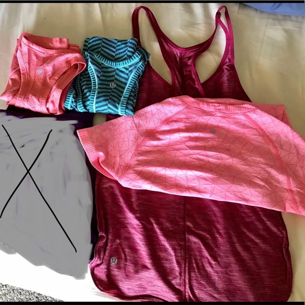 Size 4-6 spring running tops bundle